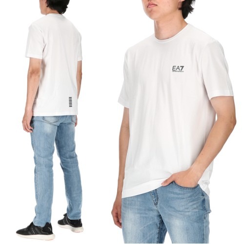 [엠포리오아르마니 EA7] 로고 8NPT52 PJM5Z 1100 남성 반팔 티셔츠
